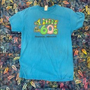 Vintage Branson Missouri #1 Hits of the 60’s Radio t-shirt size medium unisex